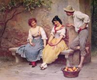 Eugene de Blaas - The Flirtation